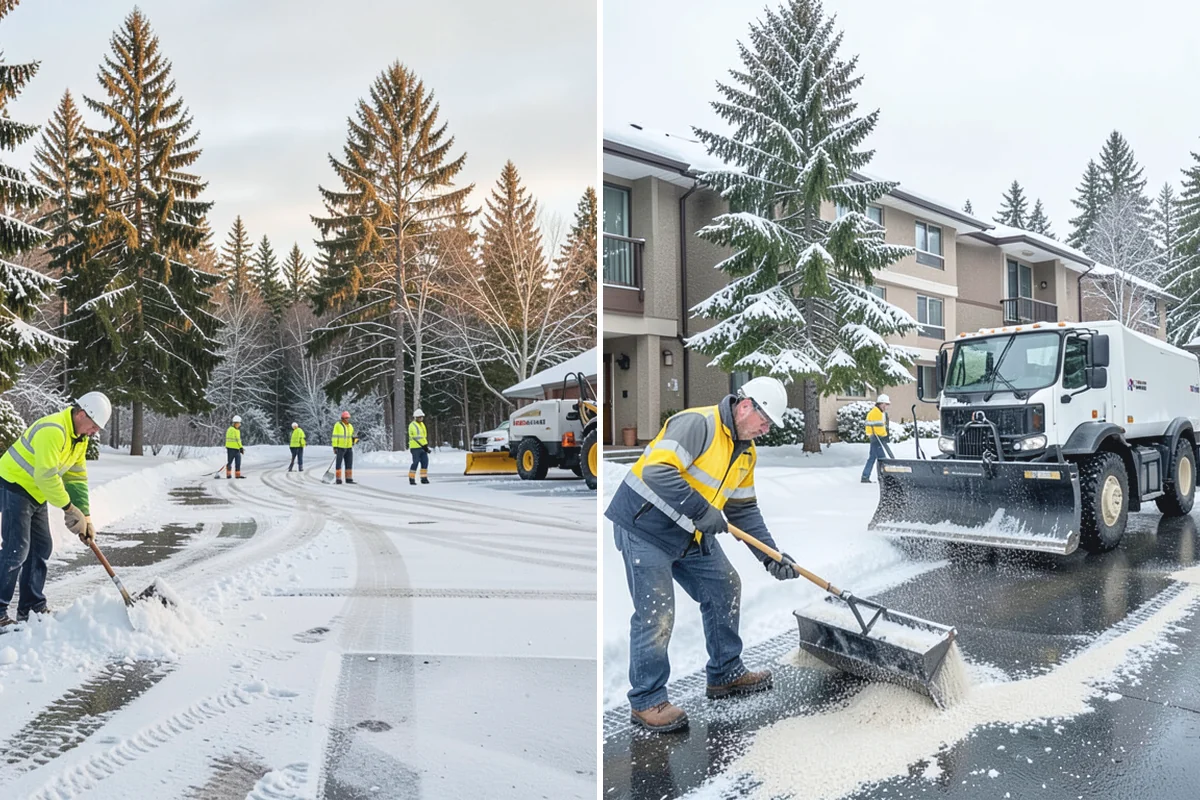 Mobile Home Snow Removal in Sumner, Pierce County, WA - We assess lane width, unit spacing, and utility locations
