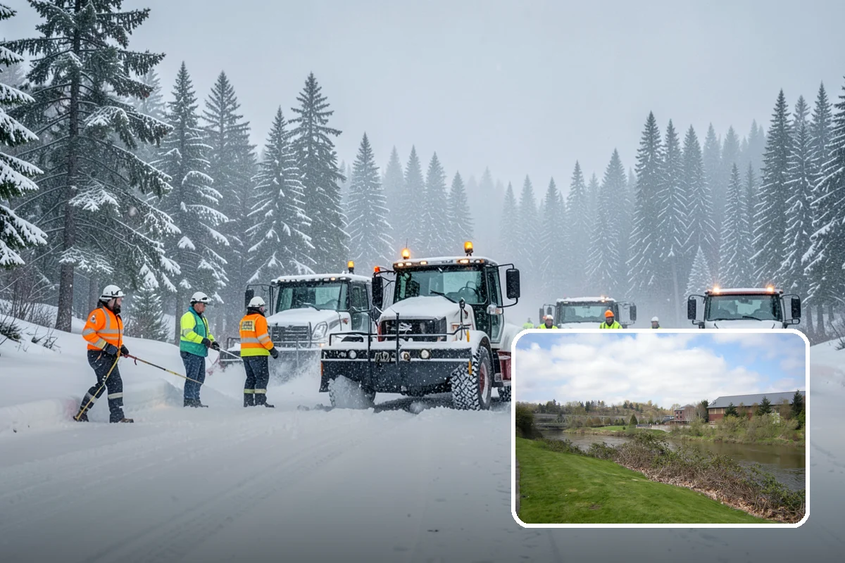 Mobile Home Snow Removal in Tukwila, King County, WA - Sizes equipment to tight community lanes and lots