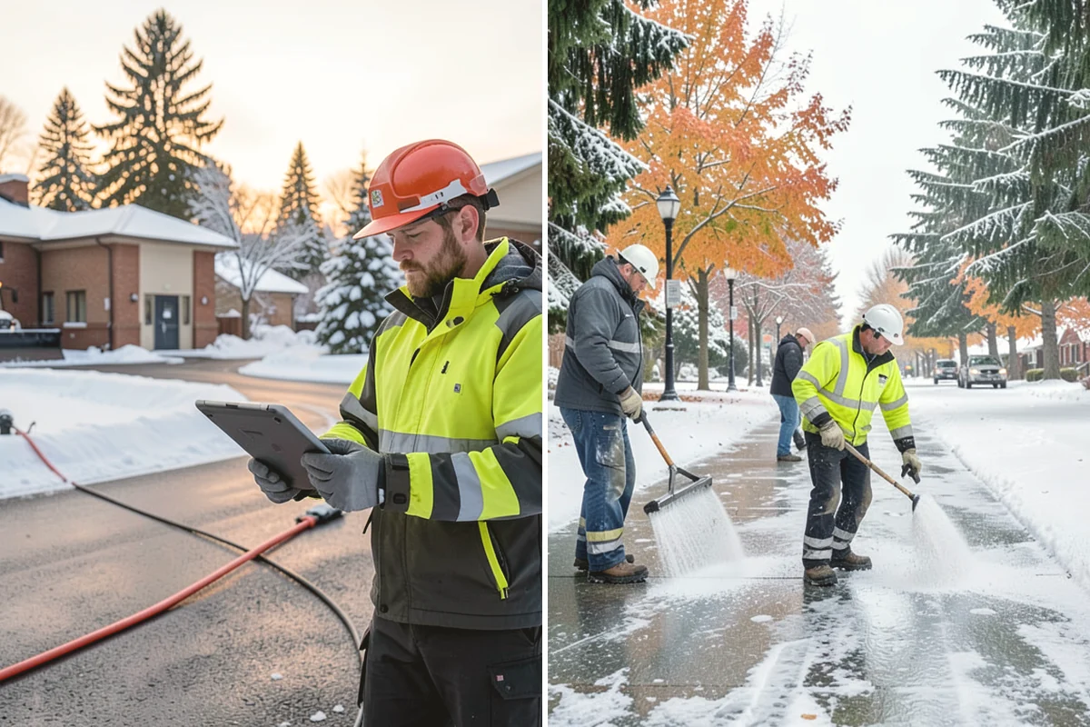 Mobile Home Snow Removal in Tukwila, King County, WA - We assess lane width, unit spacing, and utility locations
