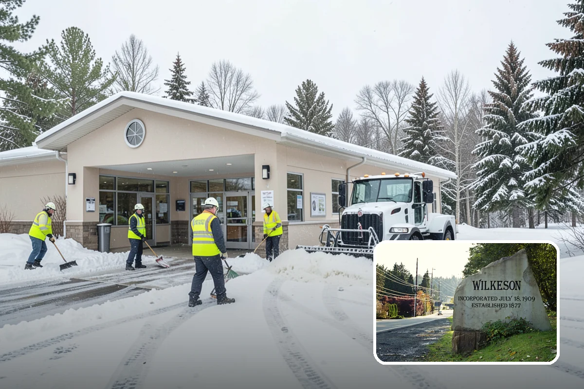 Mobile Home Snow Removal in Wilkeson, Pierce County, WA - Sizes equipment to tight community lanes and lots