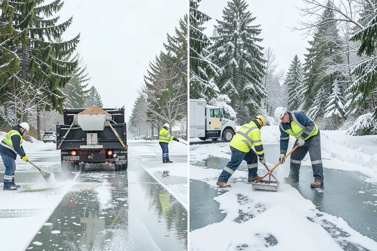 Mobile Home Snow Removal in Wilkeson, Pierce County, WA - We assess lane width, unit spacing, and utility locations