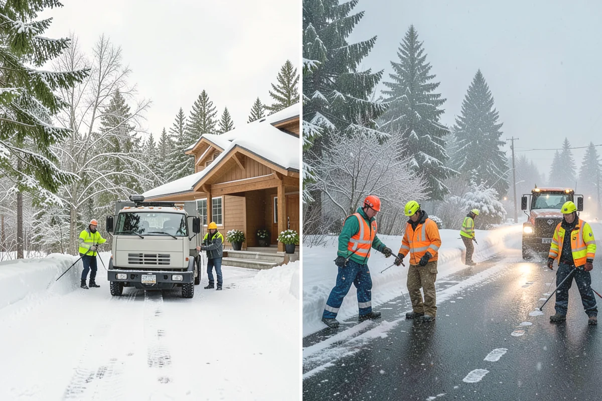 Monthly Snow Contract in Anacortes, Skagit County, WA - We build a coverage plan and divide it into monthly installments