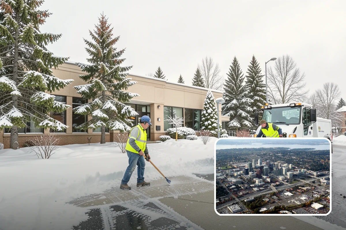 Monthly Snow Contract in Bellevue, King County, WA - Even payments smooth out winter cash flow