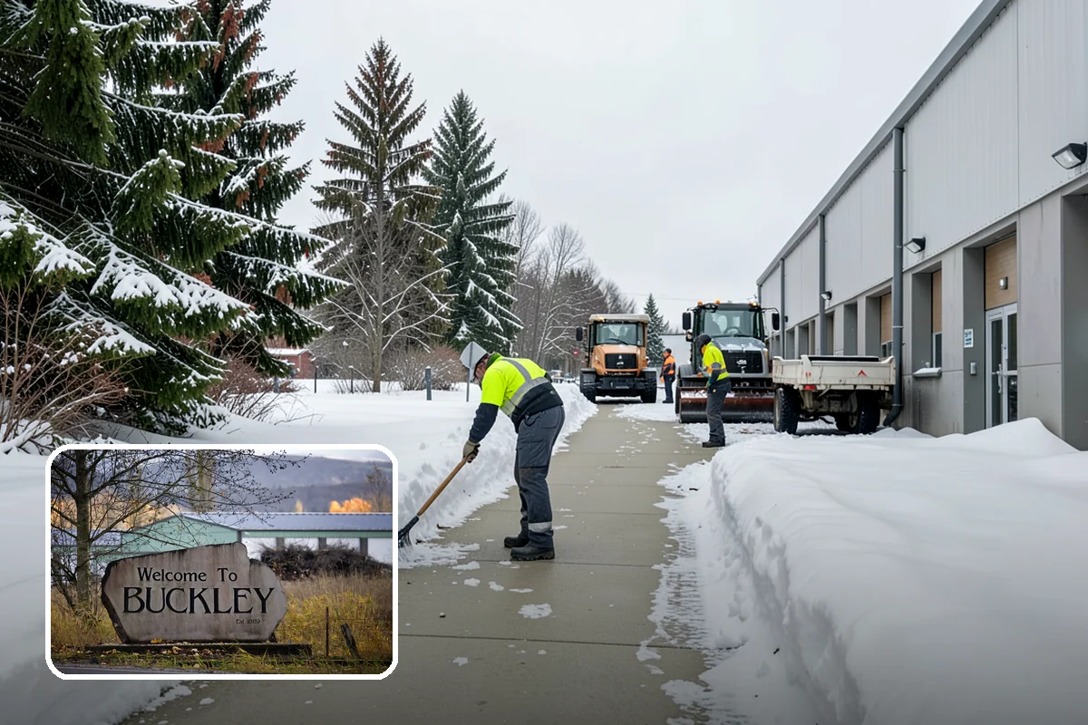 Monthly Snow Contract in Buckley, Pierce County, WA - Even payments smooth out winter cash flow