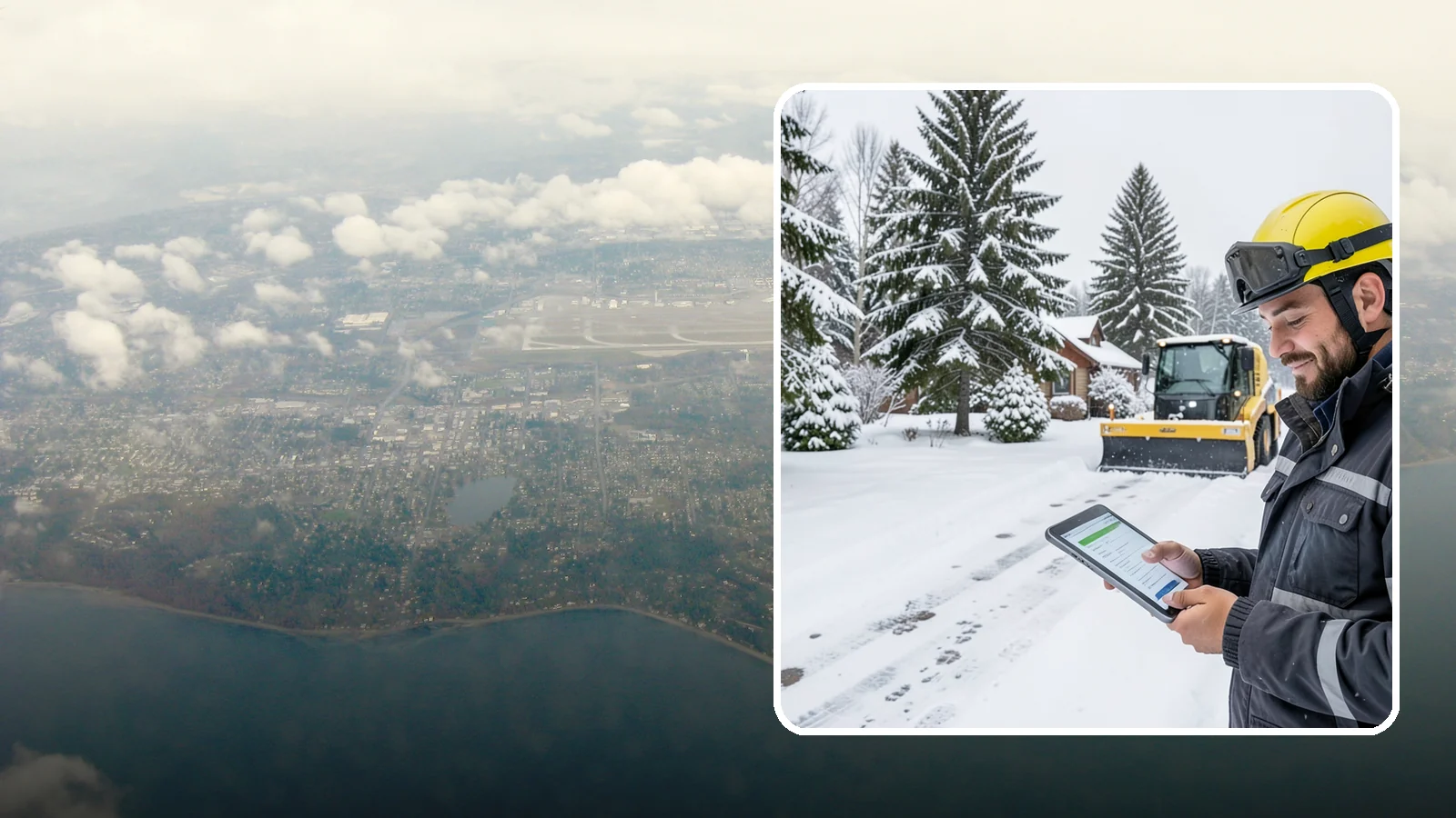 Monthly Snow Contract in Burien, King County, WA - Winter coverage billed in even monthly installments across the snow season rather than a single lump sum.