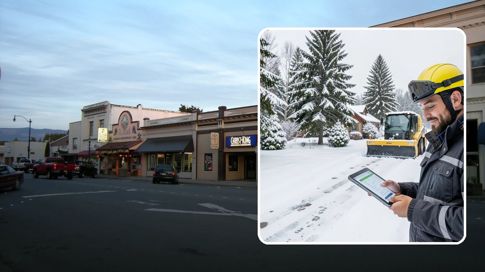 Monthly Snow Contract in Burlington, Skagit County, WA - Winter coverage billed in even monthly installments across the snow season rather than a single lump sum.