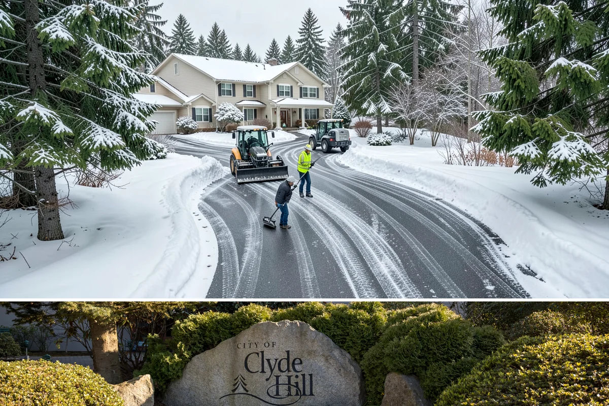 Monthly Snow Contract in Clyde Hill, King County, WA - Monthly plans usually run from November through March to span Western Washington's realistic snow window.