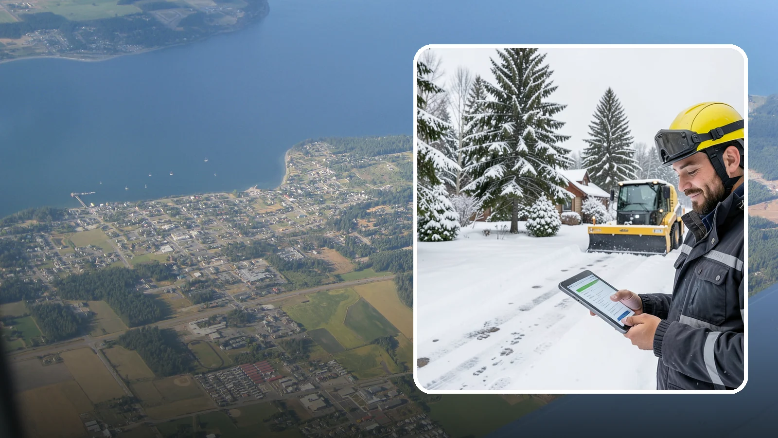 Monthly Snow Contract in Coupeville, Island County, WA - Winter coverage billed in even monthly installments across the snow season rather than a single lump sum.