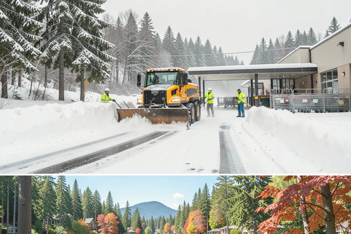 Monthly Snow Contract in Covington, King County, WA - Monthly plans usually run from November through March to span Western Washington's realistic snow window.
