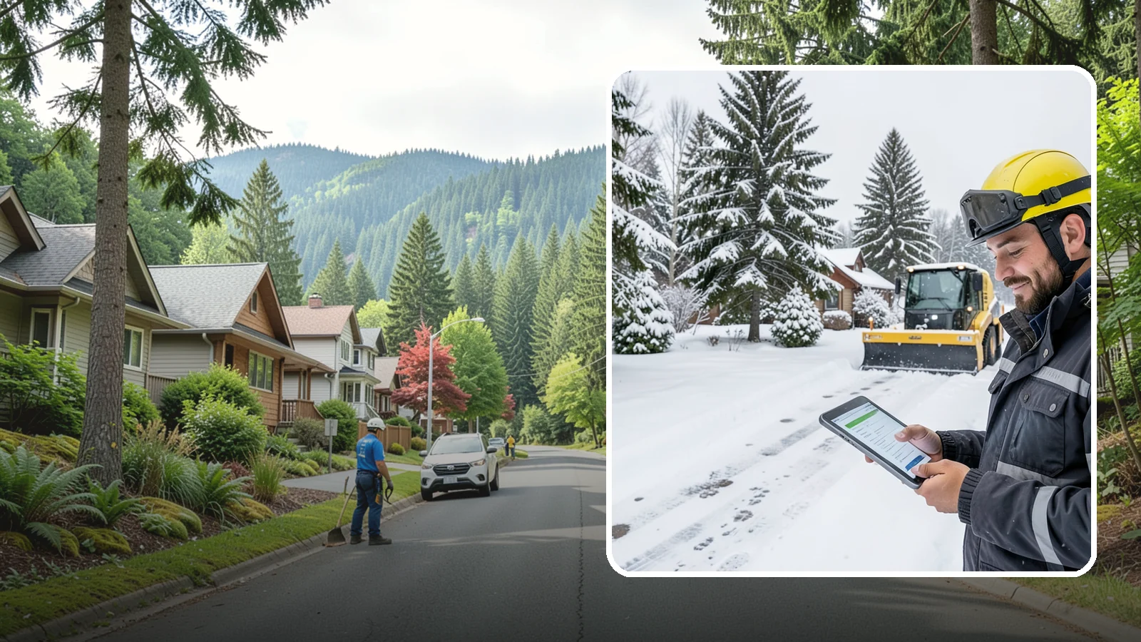 Monthly Snow Contract in Darrington, Snohomish County, WA - Winter coverage billed in even monthly installments across the snow season rather than a single lump sum.