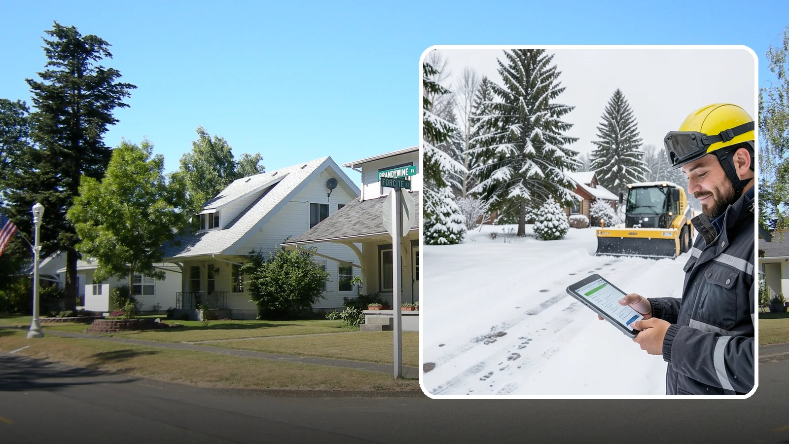 Monthly Snow Contract in DuPont, Pierce County, WA - Winter coverage billed in even monthly installments across the snow season rather than a single lump sum.