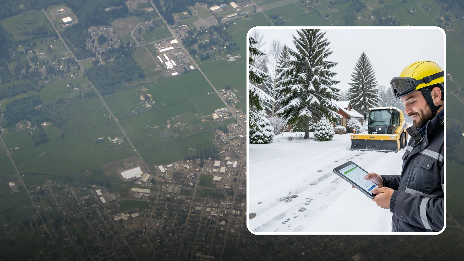 Monthly Snow Contract in Enumclaw, King County, WA - Winter coverage billed in even monthly installments across the snow season rather than a single lump sum.