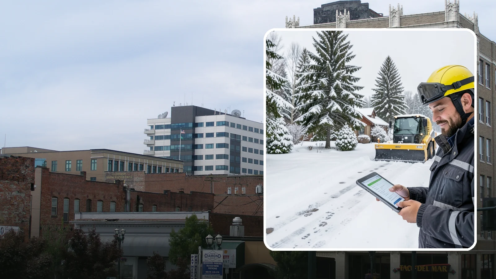 Monthly Snow Contract in Everett, Snohomish County, WA - Winter coverage billed in even monthly installments across the snow season rather than a single lump sum.