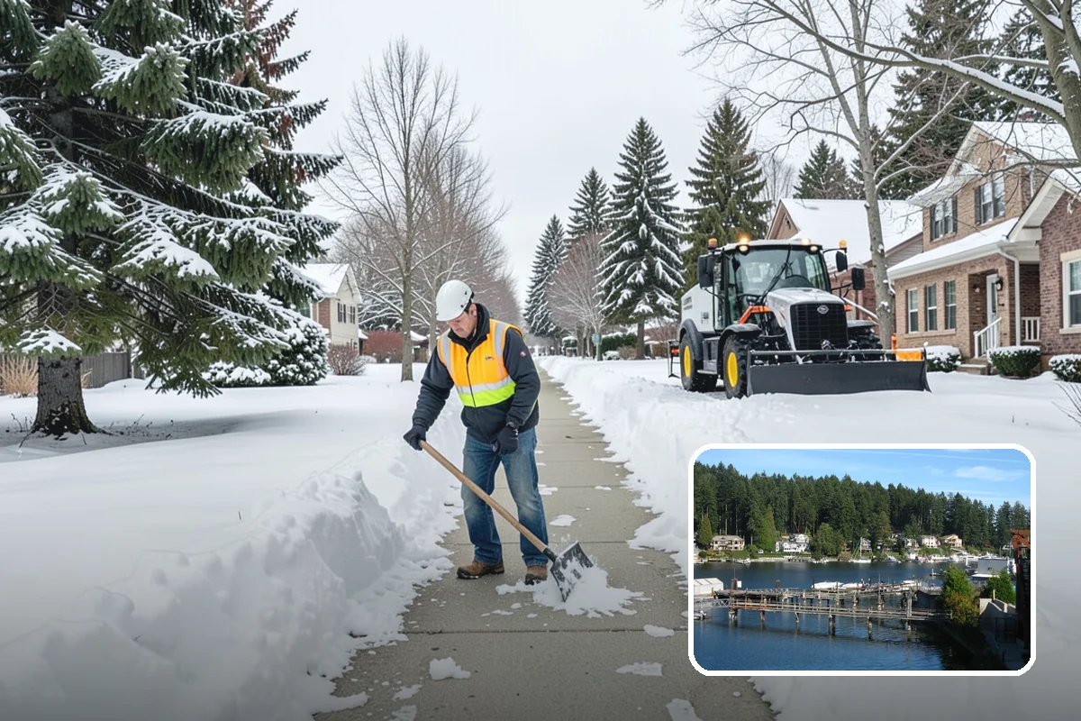 Monthly Snow Contract in Gig Harbor, Pierce County, WA - Even payments smooth out winter cash flow
