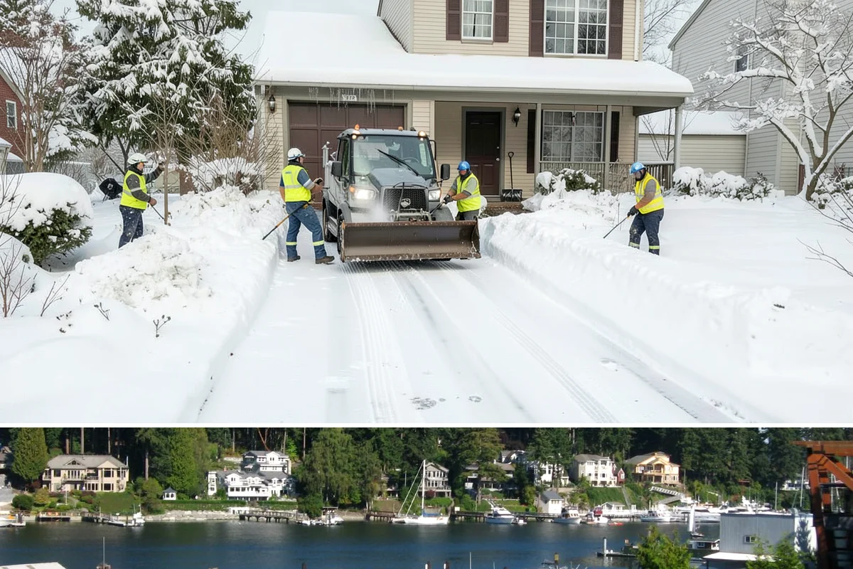 Monthly Snow Contract in Gig Harbor, Pierce County, WA - Monthly plans usually run from November through March to span Western Washington's realistic snow window.