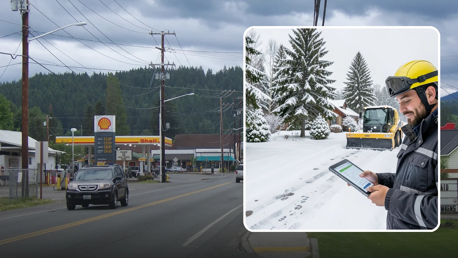 Monthly Snow Contract in Granite Falls, Snohomish County, WA - Winter coverage billed in even monthly installments across the snow season rather than a single lump sum.