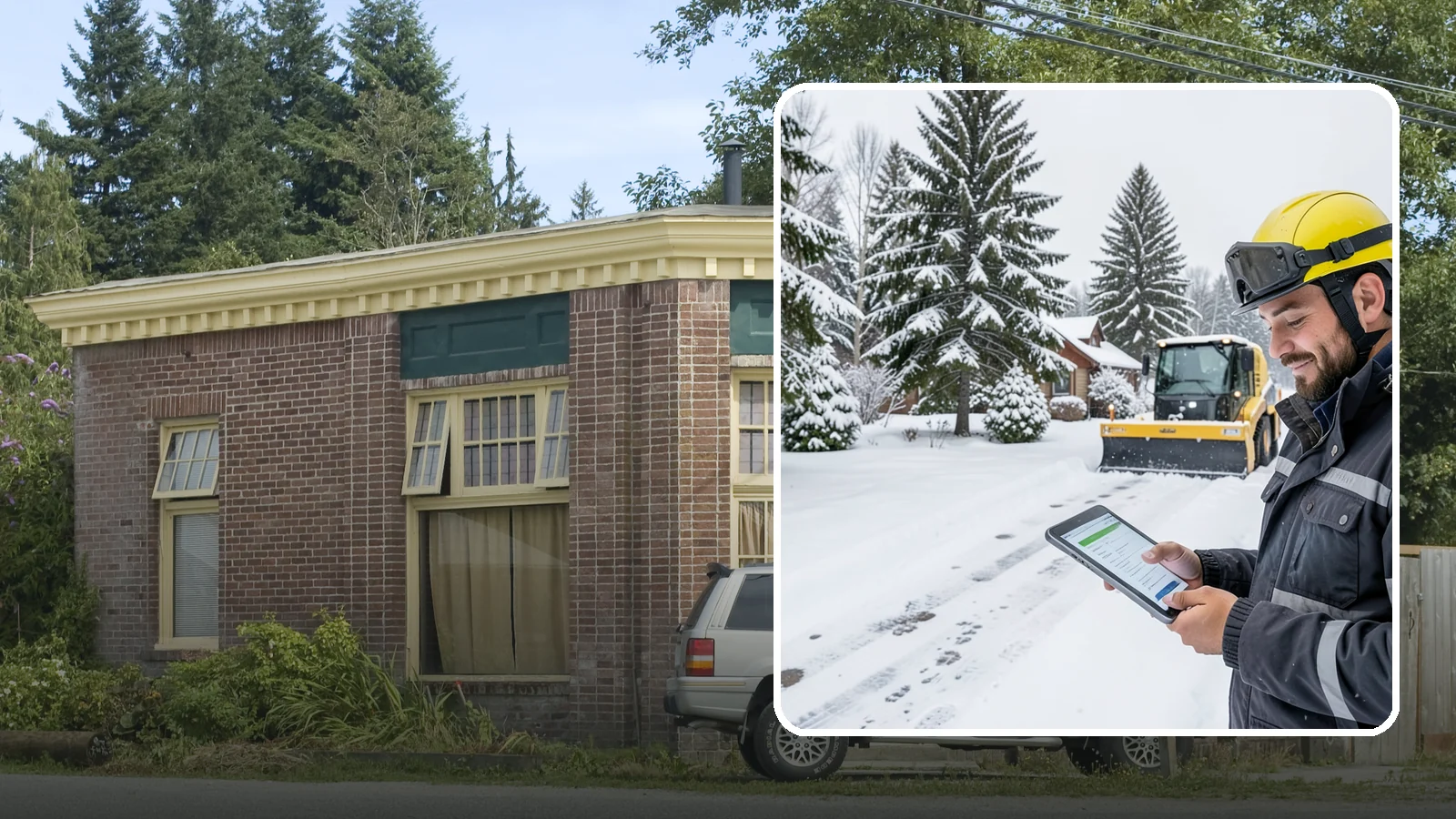 Monthly Snow Contract in Hamilton, Skagit County, WA - Winter coverage billed in even monthly installments across the snow season rather than a single lump sum.