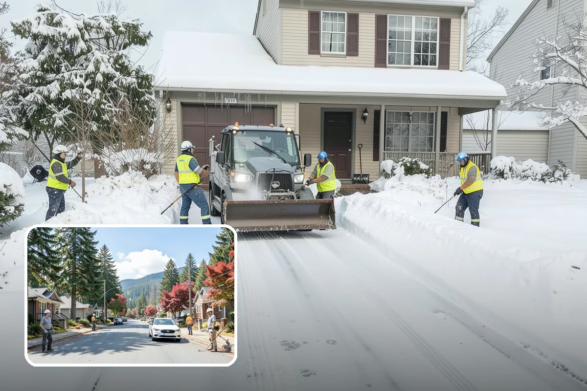 Monthly Snow Contract in Hunts Point, King County, WA - Even payments smooth out winter cash flow