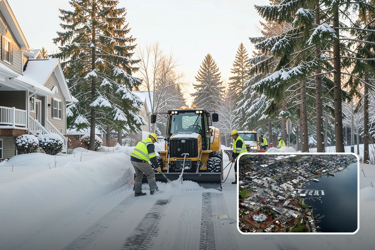 Monthly Snow Contract in Kirkland, King County, WA - Even payments smooth out winter cash flow