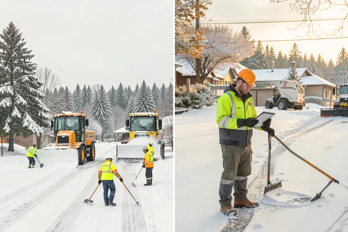 Monthly Snow Contract in Kirkland, King County, WA - We build a coverage plan and divide it into monthly installments