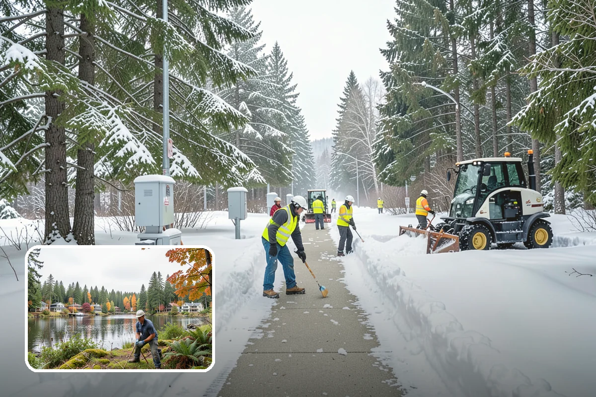 Monthly Snow Contract in La Conner, Skagit County, WA - Even payments smooth out winter cash flow