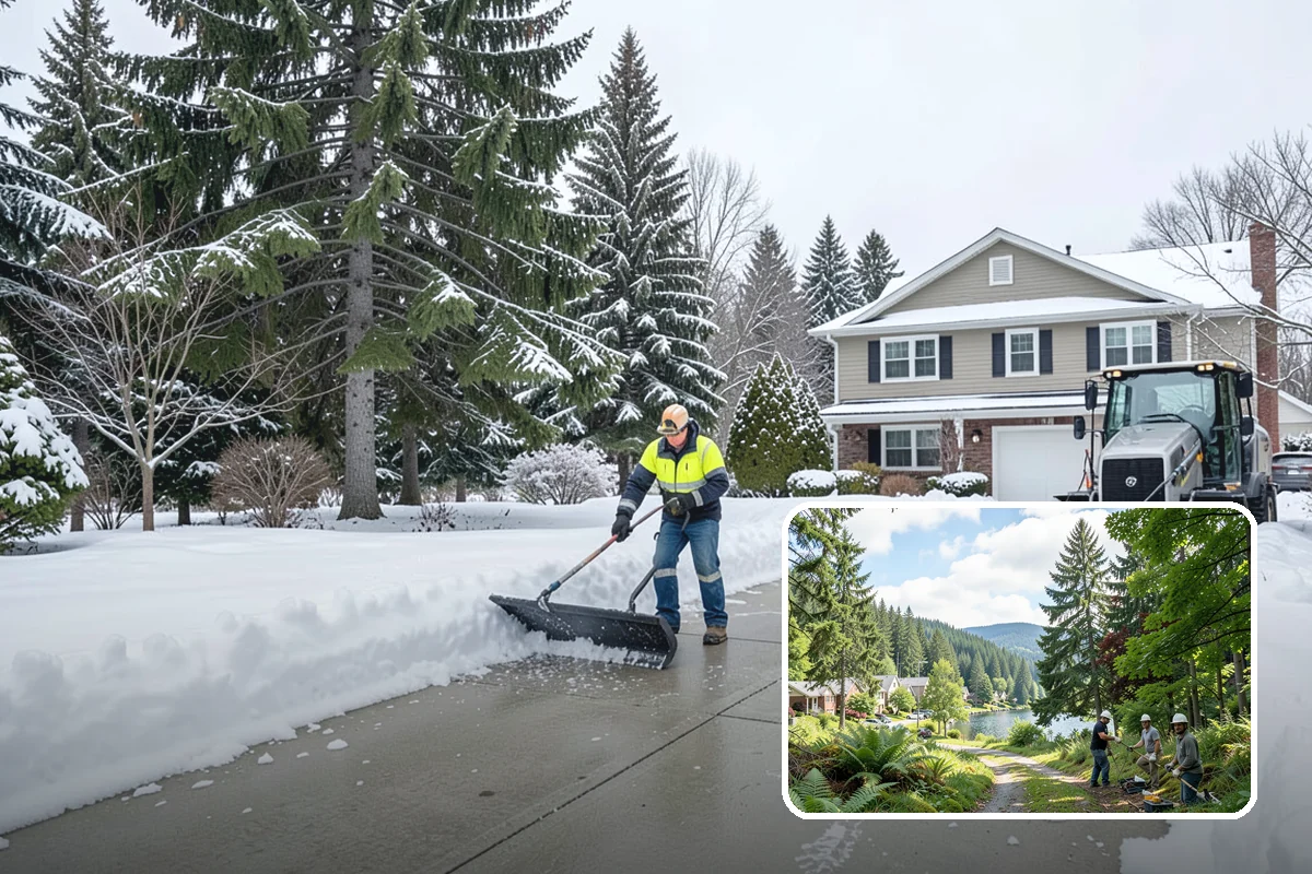 Monthly Snow Contract in Lake Forest Park, King County, WA - Even payments smooth out winter cash flow