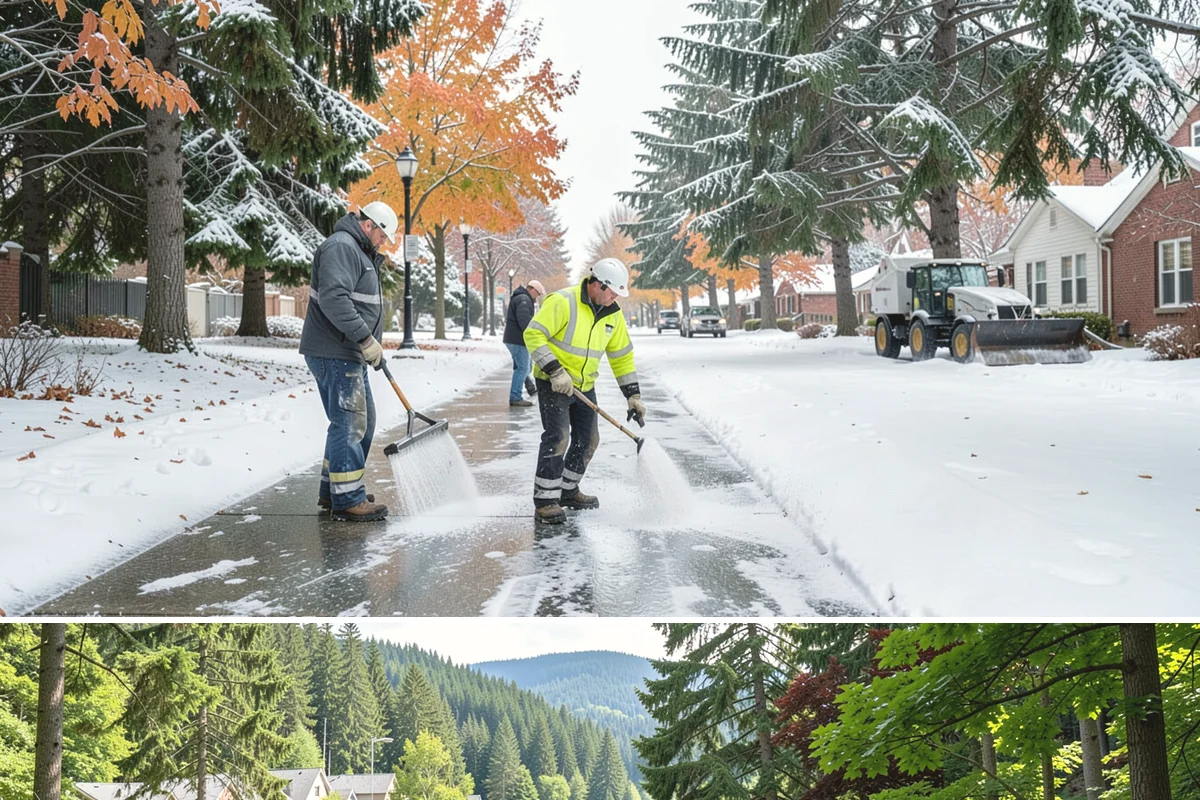 Monthly Snow Contract in Lake Forest Park, King County, WA - Monthly plans usually run from November through March to span Western Washington's realistic snow window.