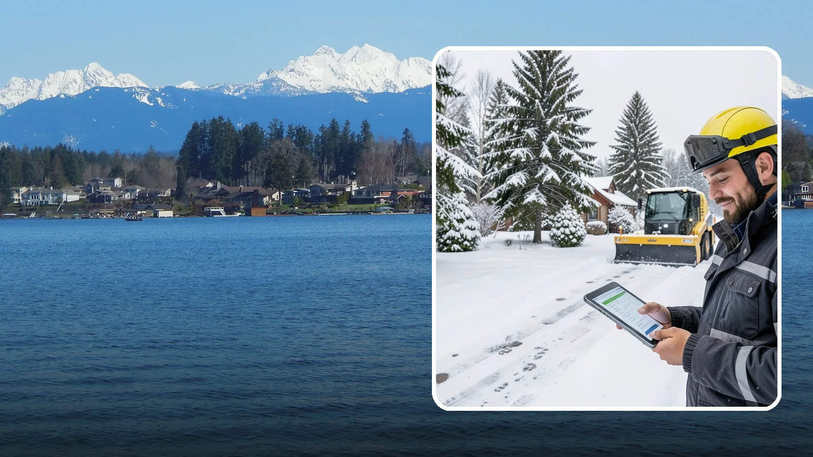 Monthly Snow Contract in Lake Stevens, Snohomish County, WA - Winter coverage billed in even monthly installments across the snow season rather than a single lump sum.