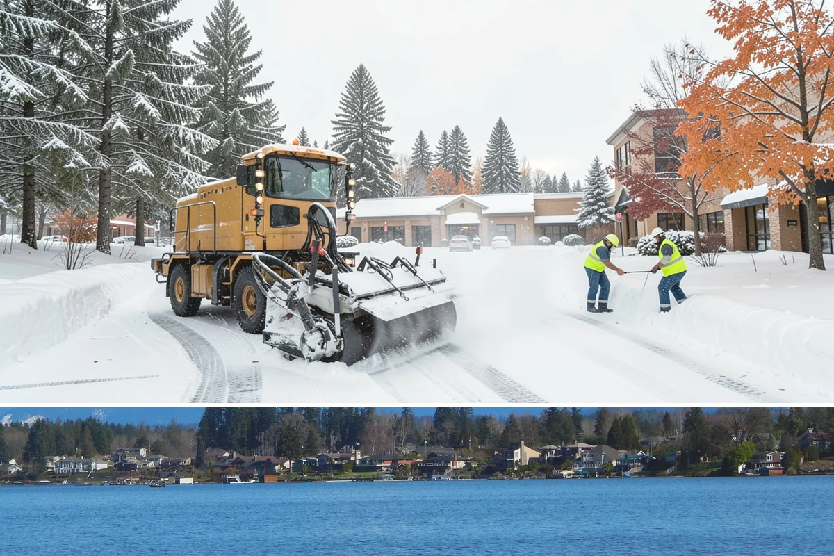 Monthly Snow Contract in Lake Stevens, Snohomish County, WA - Monthly plans usually run from November through March to span Western Washington's realistic snow window.