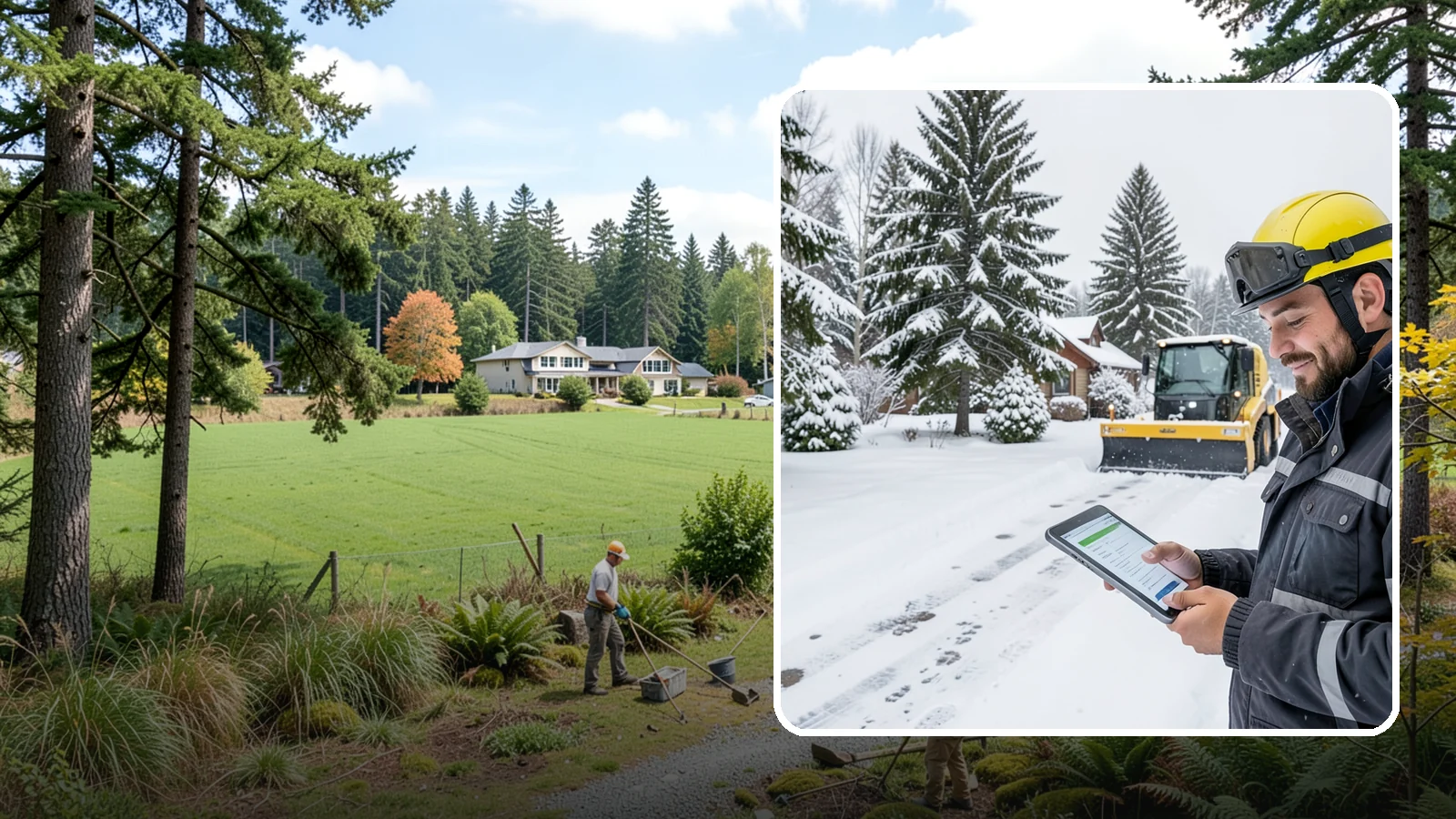 Monthly Snow Contract in Lyman, Skagit County, WA - Winter coverage billed in even monthly installments across the snow season rather than a single lump sum.