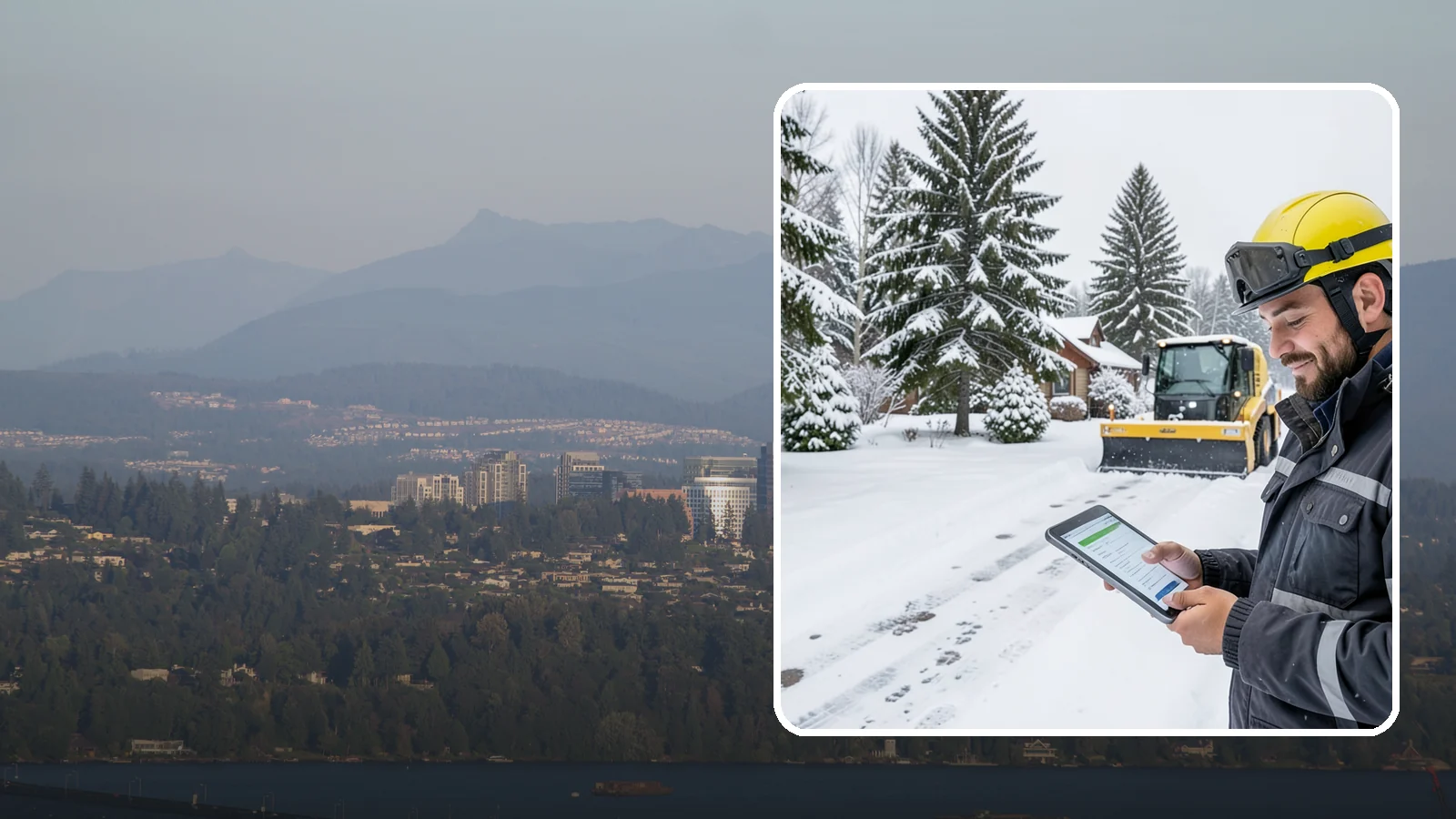 Monthly Snow Contract in Medina, King County, WA - Winter coverage billed in even monthly installments across the snow season rather than a single lump sum.