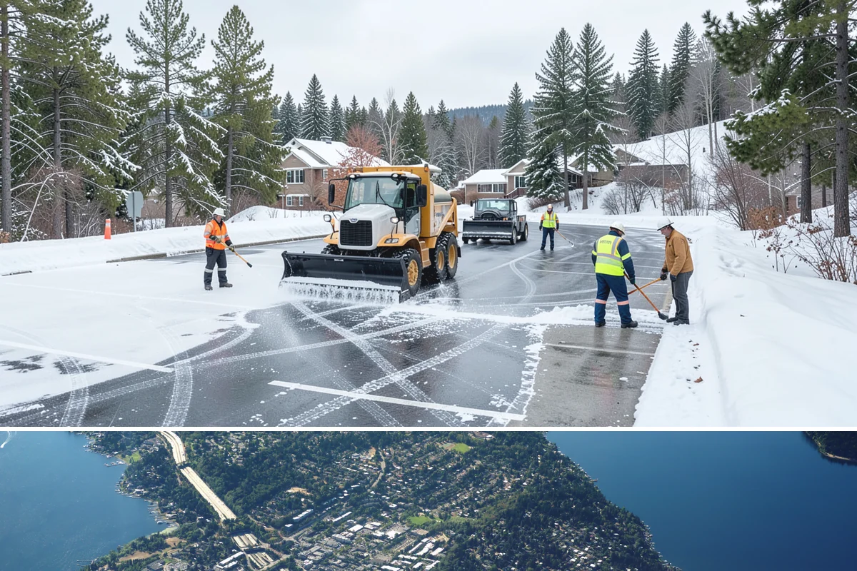 Monthly Snow Contract in Mercer Island, King County, WA - Monthly plans usually run from November through March to span Western Washington's realistic snow window.