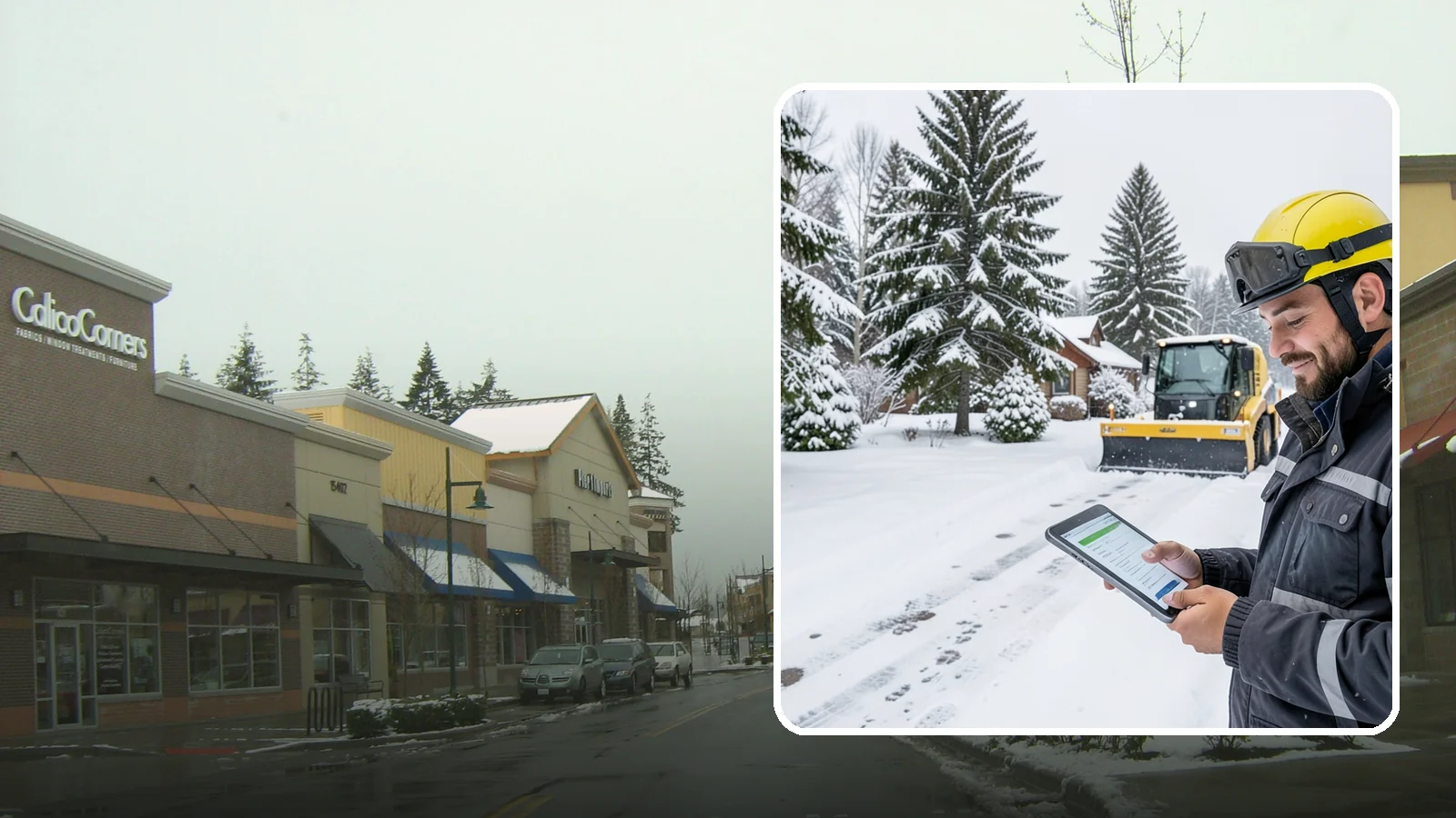 Monthly Snow Contract in Mill Creek, Snohomish County, WA - Winter coverage billed in even monthly installments across the snow season rather than a single lump sum.
