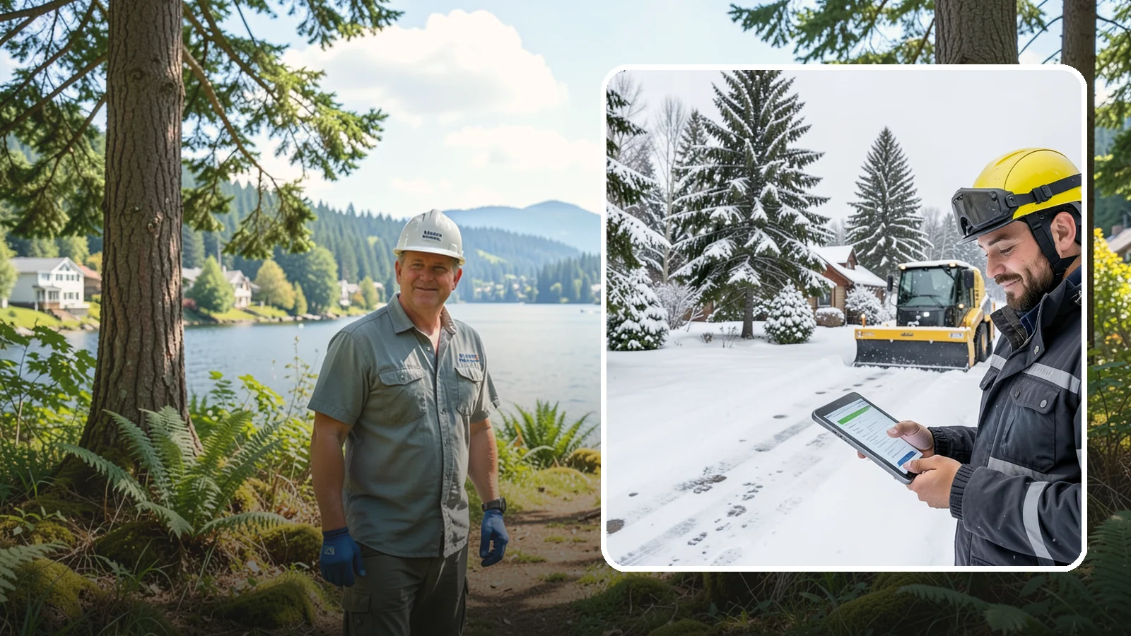 Monthly Snow Contract in Milton, King County, WA - Winter coverage billed in even monthly installments across the snow season rather than a single lump sum.