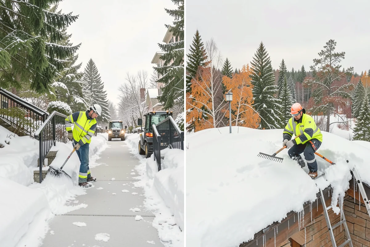 Monthly Snow Contract in Milton, King County, WA - We build a coverage plan and divide it into monthly installments