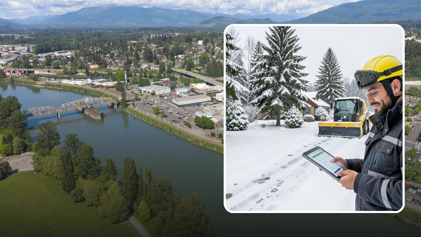 Monthly Snow Contract in Mount Vernon, Skagit County, WA - Winter coverage billed in even monthly installments across the snow season rather than a single lump sum.