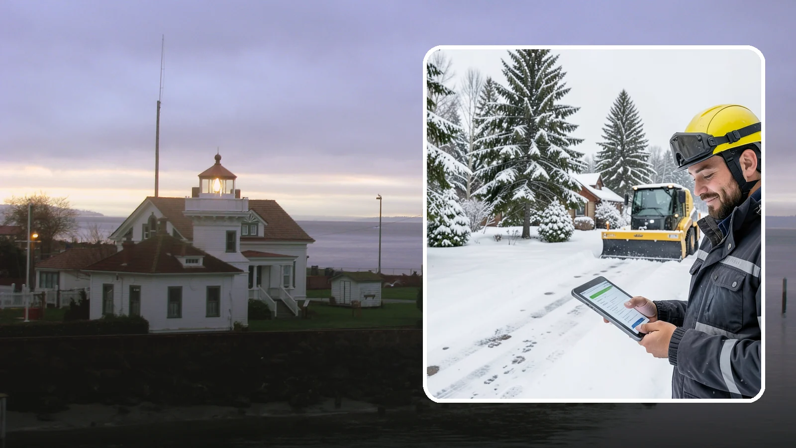 Monthly Snow Contract in Mukilteo, Snohomish County, WA - Winter coverage billed in even monthly installments across the snow season rather than a single lump sum.