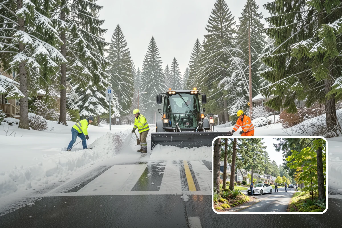 Monthly Snow Contract in Normandy Park, King County, WA - Even payments smooth out winter cash flow