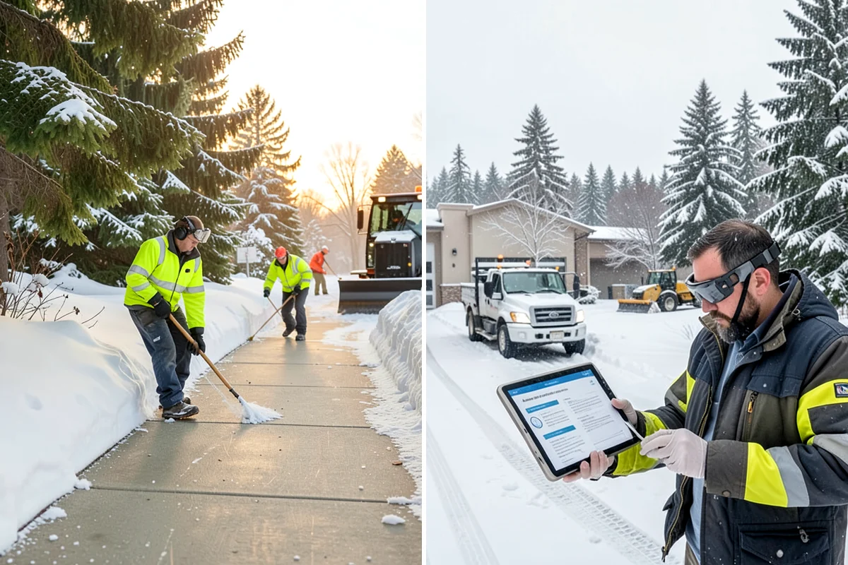 Monthly Snow Contract in Normandy Park, King County, WA - We build a coverage plan and divide it into monthly installments