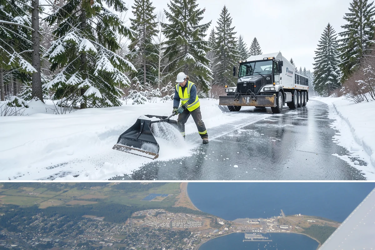 Monthly Snow Contract in Oak Harbor, Island County, WA - Monthly plans usually run from November through March to span Western Washington's realistic snow window.