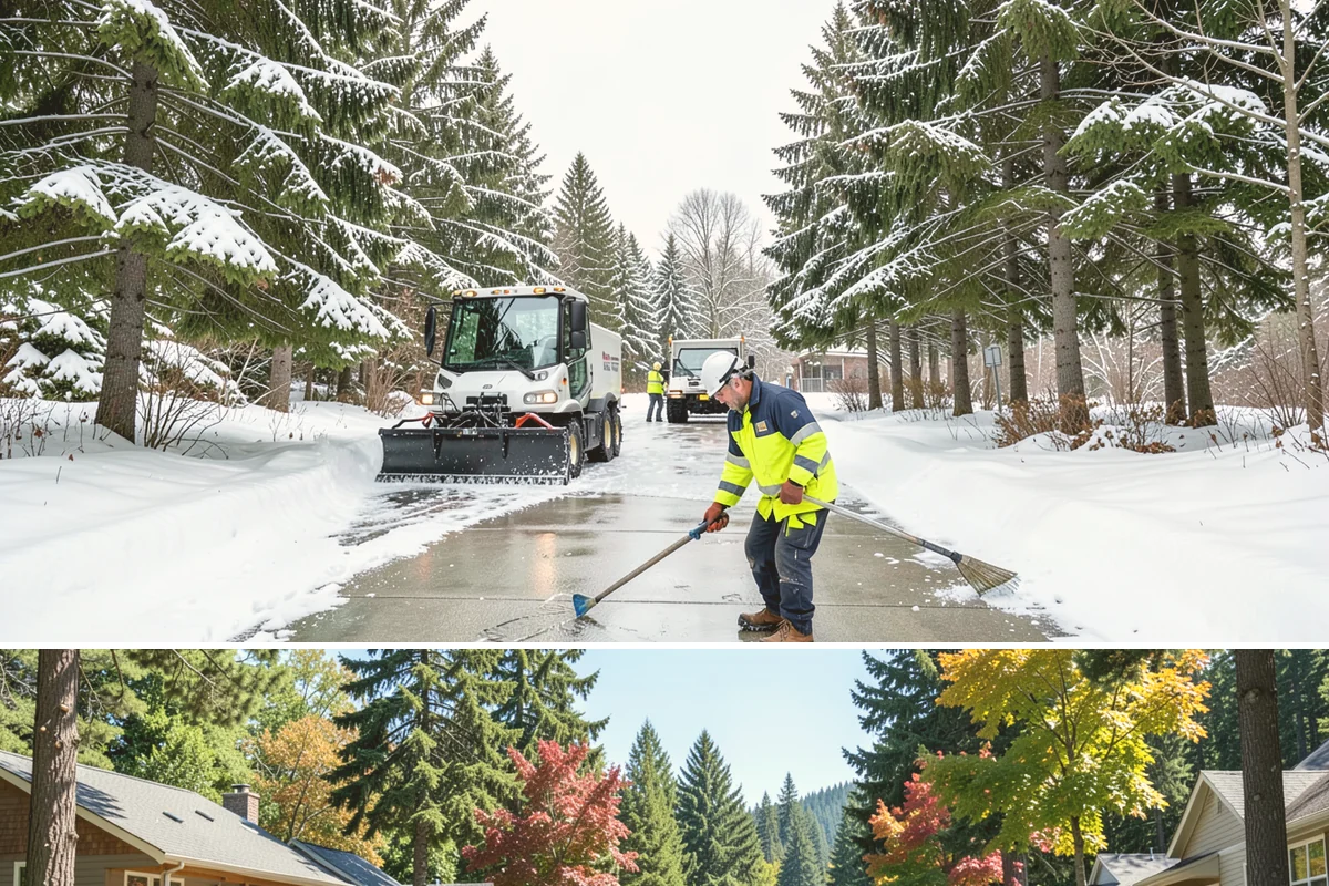 Monthly Snow Contract in Orting, Pierce County, WA - Monthly plans usually run from November through March to span Western Washington's realistic snow window.
