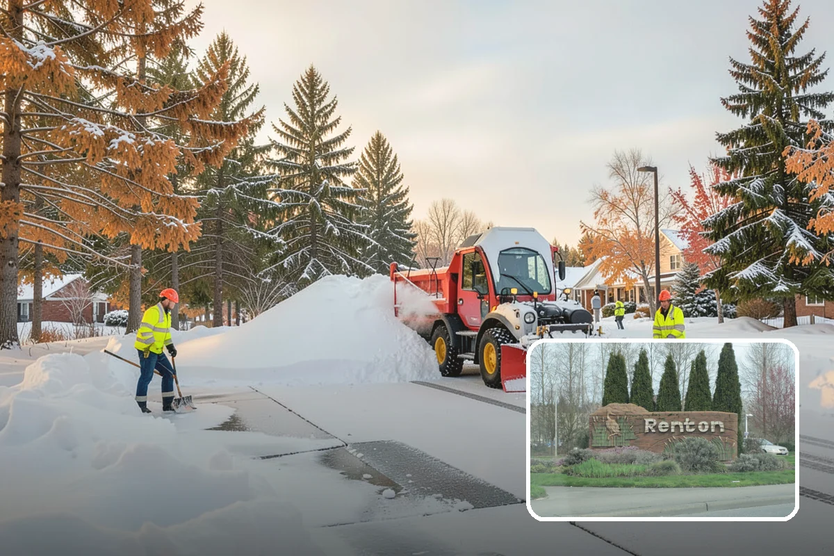Monthly Snow Contract in Renton, King County, WA - Even payments smooth out winter cash flow