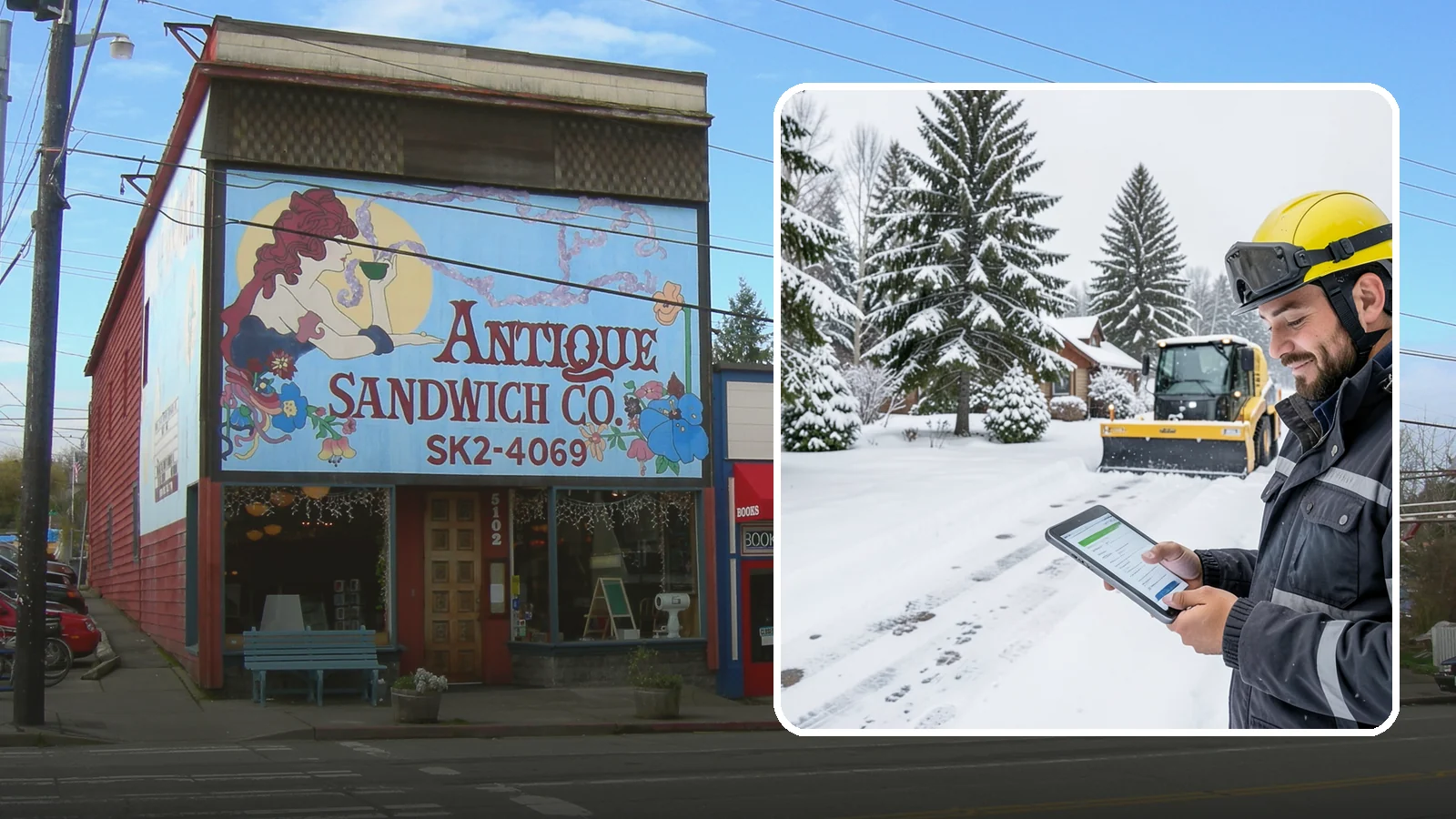 Monthly Snow Contract in Ruston, Pierce County, WA - Winter coverage billed in even monthly installments across the snow season rather than a single lump sum.