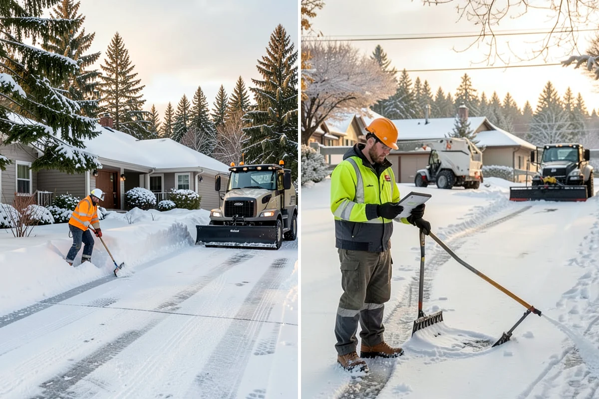Monthly Snow Contract in SeaTac, King County, WA - We build a coverage plan and divide it into monthly installments