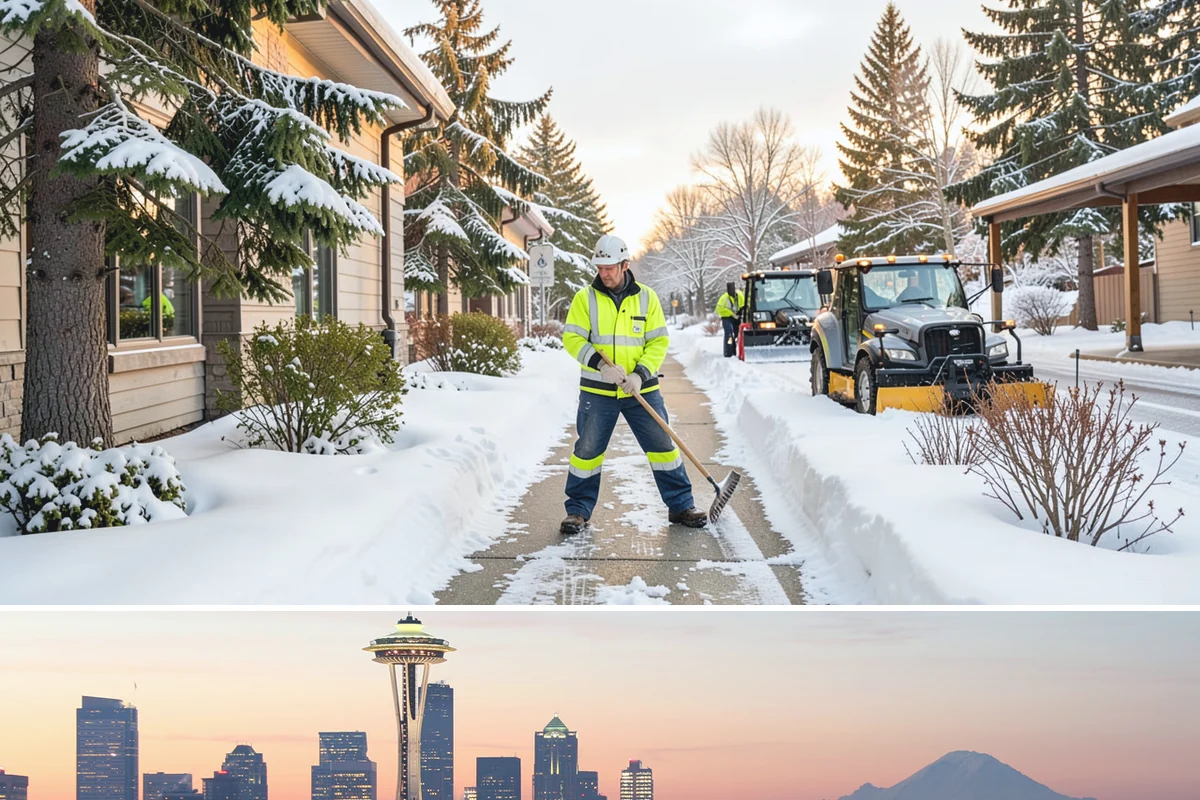 Monthly Snow Contract in Seattle, King County, WA - Monthly plans usually run from November through March to span Western Washington's realistic snow window.