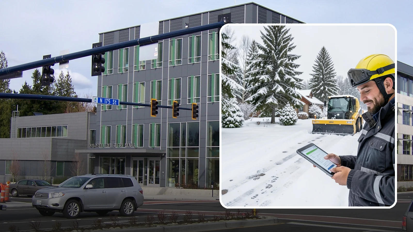 Monthly Snow Contract in Shoreline, King County, WA - Winter coverage billed in even monthly installments across the snow season rather than a single lump sum.