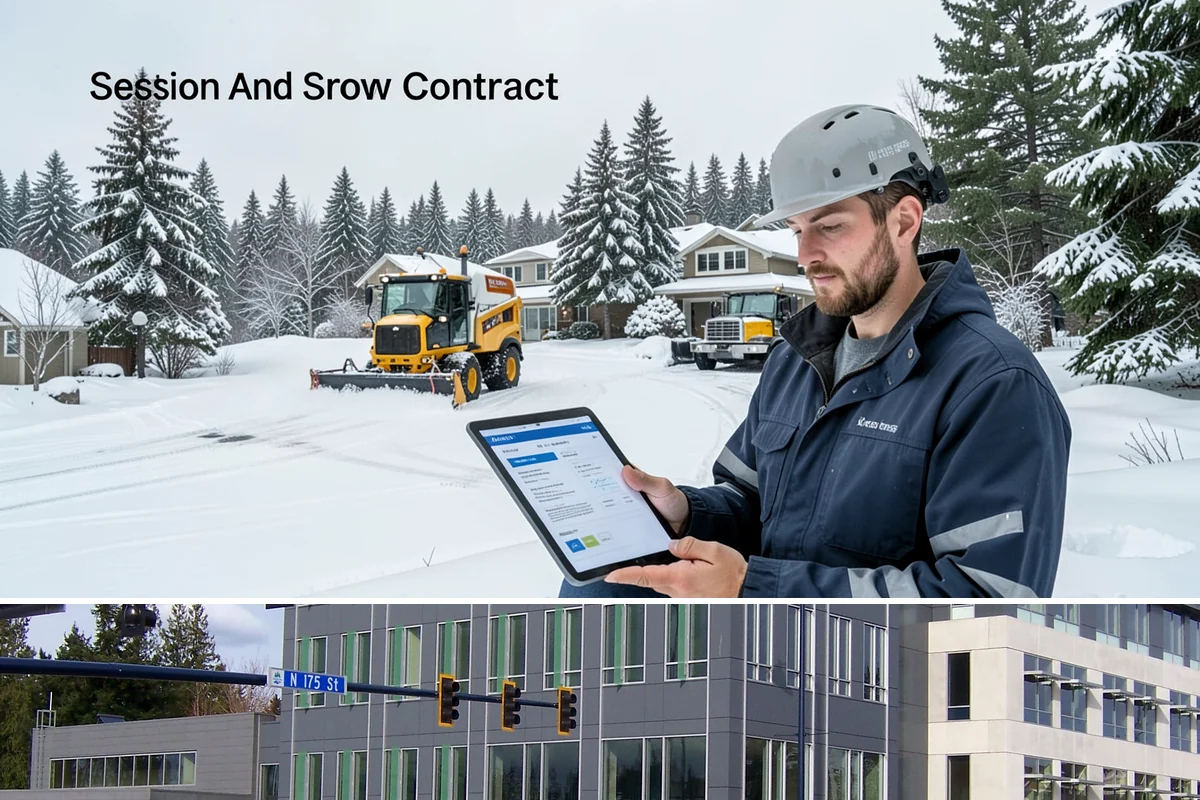 Monthly Snow Contract in Shoreline, King County, WA - Monthly plans usually run from November through March to span Western Washington's realistic snow window.