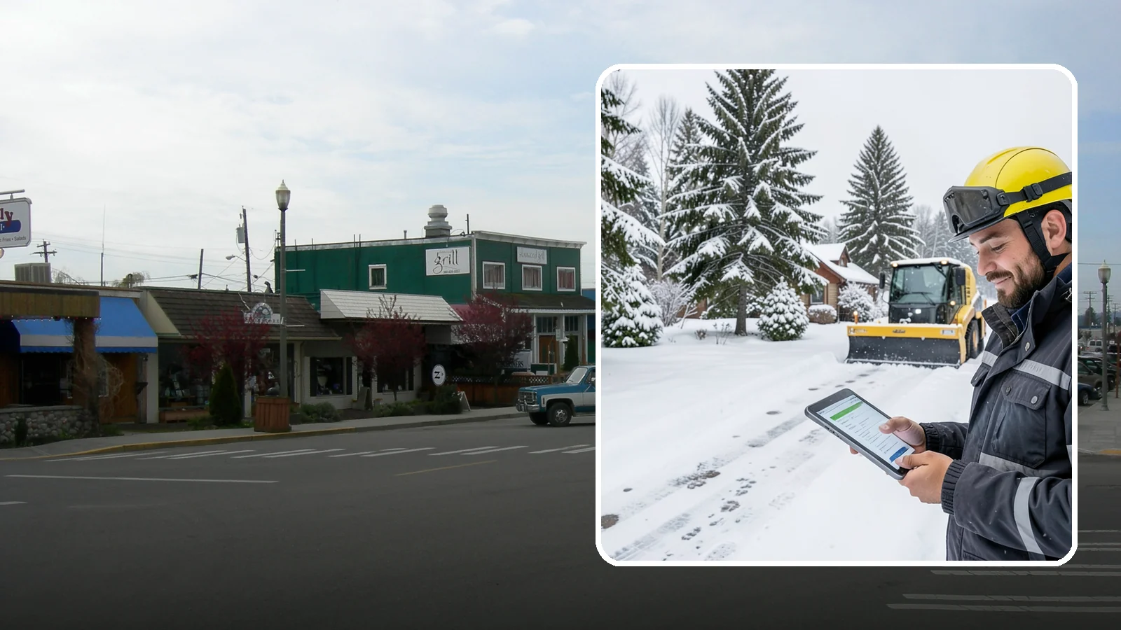 Monthly Snow Contract in Stanwood, Snohomish County, WA - Winter coverage billed in even monthly installments across the snow season rather than a single lump sum.
