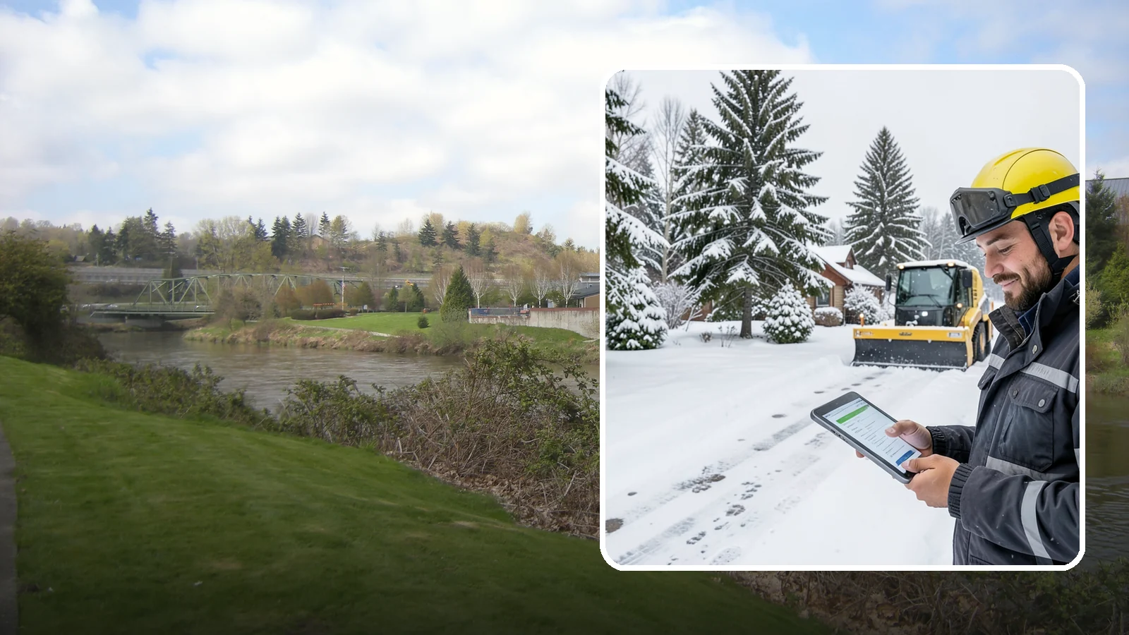 Monthly Snow Contract in Tukwila, King County, WA - Winter coverage billed in even monthly installments across the snow season rather than a single lump sum.
