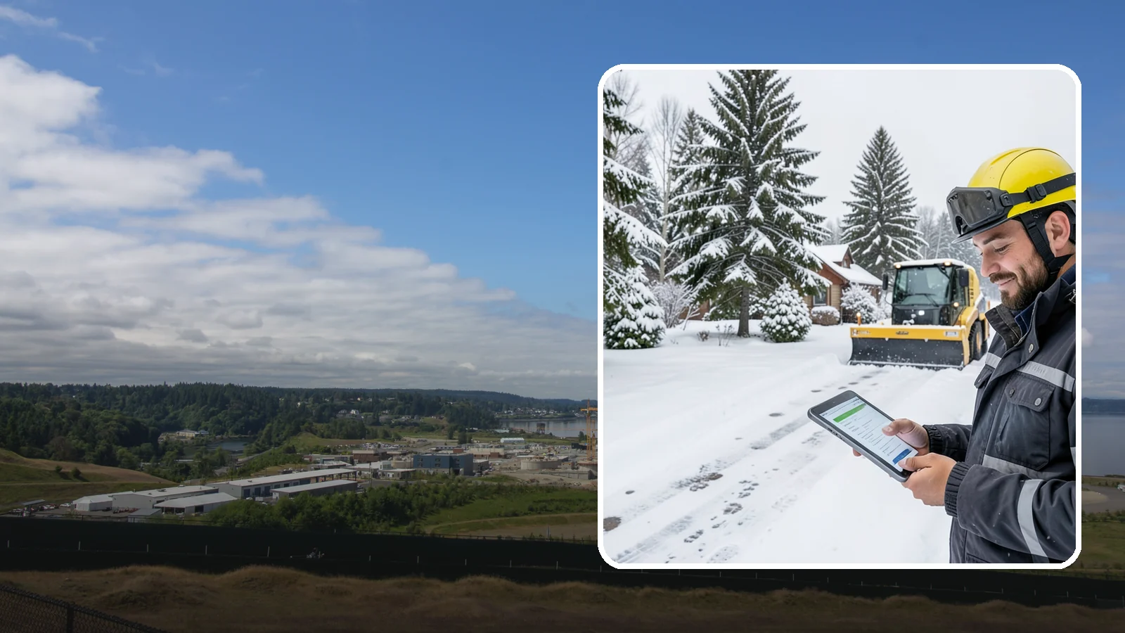 Monthly Snow Contract in University Place, Pierce County, WA - Winter coverage billed in even monthly installments across the snow season rather than a single lump sum.